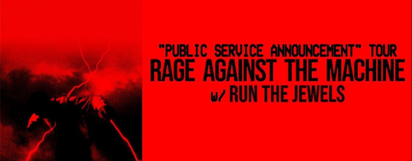 NEW DATE: Rage Against The Machine
