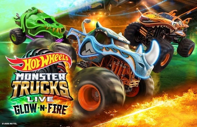 Hot Wheels Monster Trucks Live™ Glow-N-Fire Returns to T-Mobile Center with World Debut of New Truck: Rhinomite