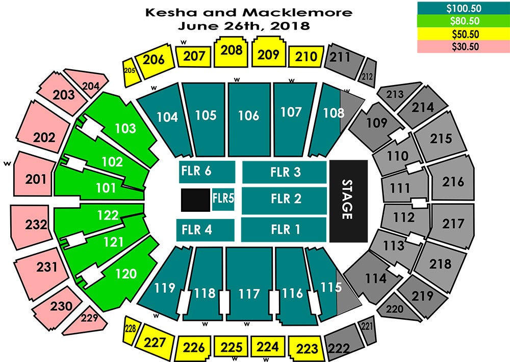 Sprint Center Fleetwood Mac Seating Chart - Rogers Place Edmonton Seating C...
