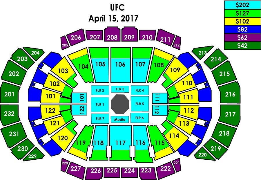 Square Garden Ufc Seating Chart